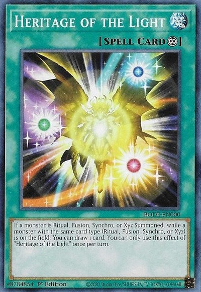 Image for Heritage of the Light (BODE-EN000) (BODE) - YuGiOh