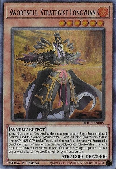 Image for Swordsoul Strategist Longyuan (BODE-EN005) (BODE) - YuGiOh