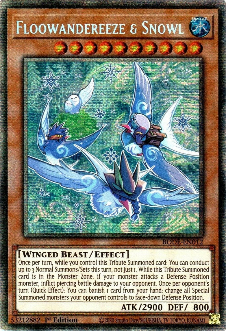 Floowandereeze & Snowl (Starlight Rare) (BODE-EN012) (BODE)