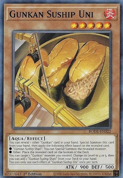 Image for Gunkan Suship Uni (BODE-EN022) (BODE) - YuGiOh