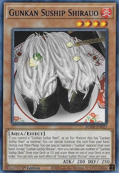 Image for Gunkan Suship Shirauo (BODE-EN023) (BODE) - YuGiOh