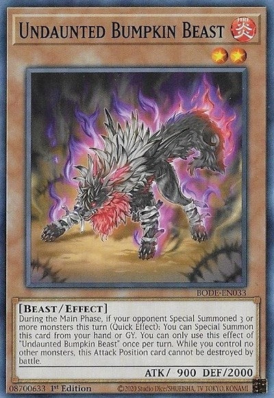 Image for Undaunted Bumpkin Beast (BODE-EN033) (BODE) - YuGiOh