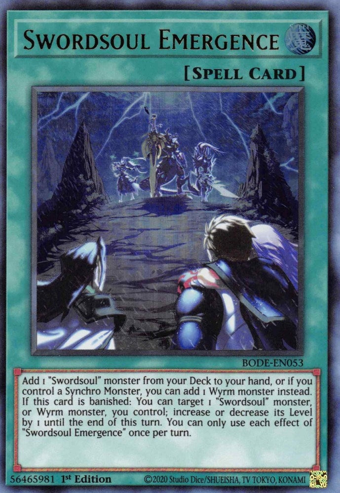 Image for Swordsoul Emergence (BODE-EN053) (BODE) - YuGiOh