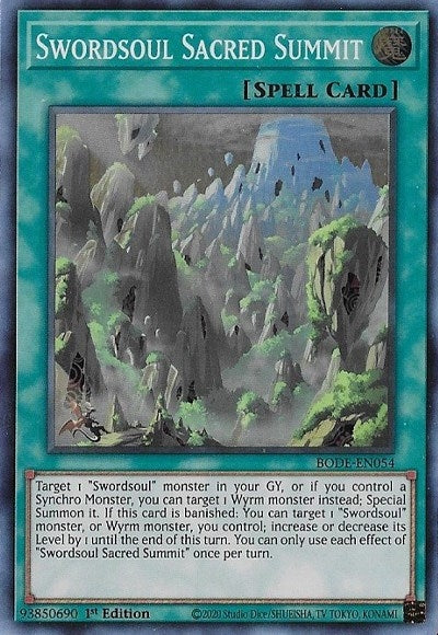 Image for Swordsoul Sacred Summit (BODE-EN054) (BODE) - YuGiOh
