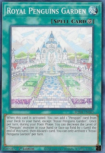 Image for Royal Penguins Garden (BODE-EN063) (BODE) - YuGiOh