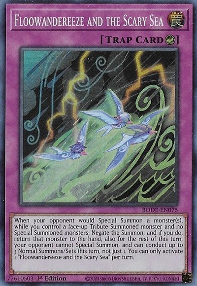 Image for Floowandereeze and the Scary Sea (BODE-EN075) (BODE) - YuGiOh