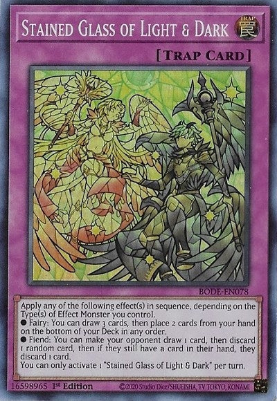 Image for Stained Glass of Light & Dark (BODE-EN078) (BODE) - YuGiOh