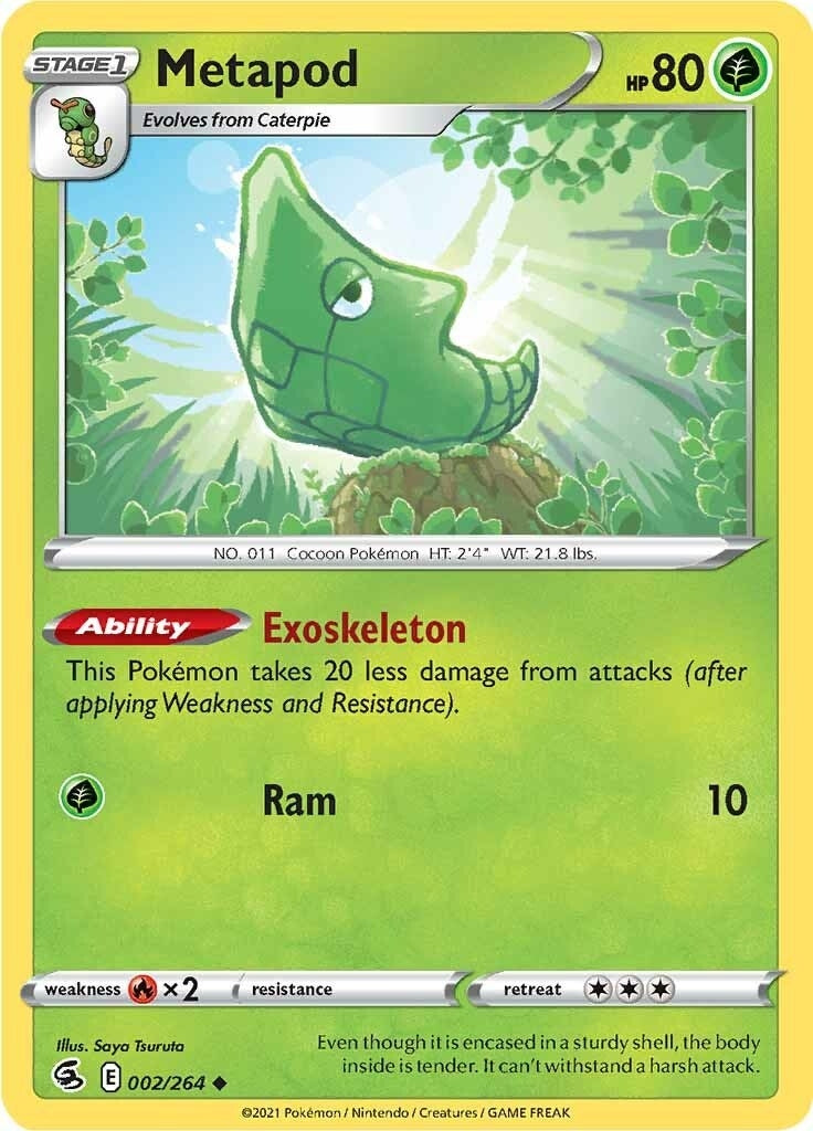 Image for Metapod (002/264) (SWSH08) - Pokemon