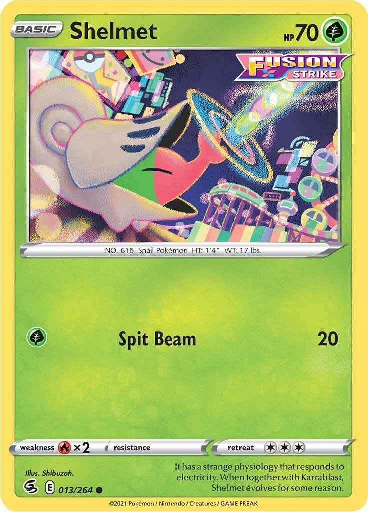 Image for Shelmet (013/264) (SWSH08) - Pokemon