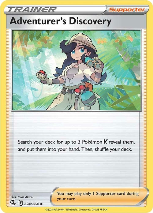 Image for Adventurer's Discovery (224/264) (SWSH08) - Pokemon