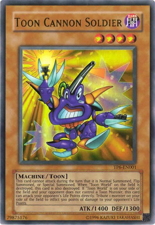 Image for Toon Cannon Soldier (TP6-EN001) (TP6) - YuGiOh