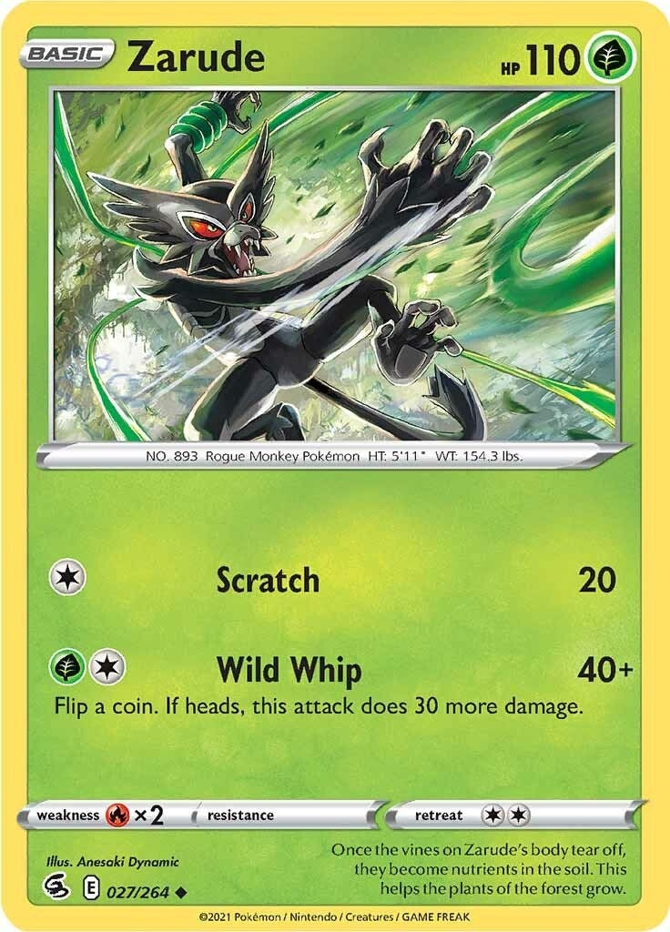 Image for Zarude (027/264) (SWSH08) - Pokemon