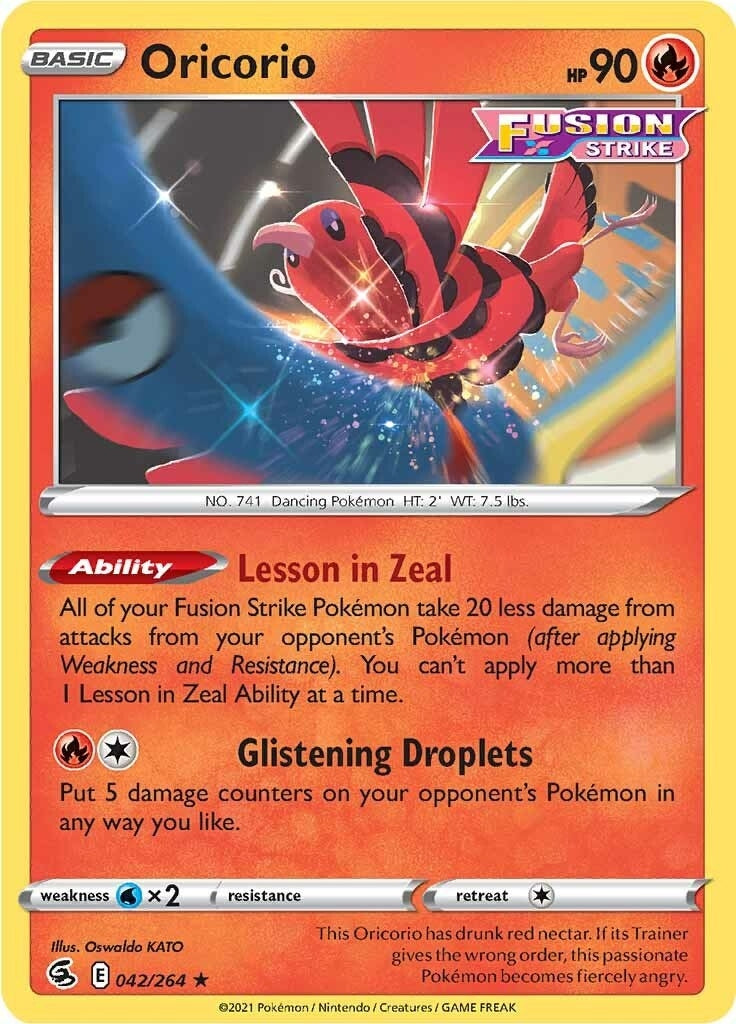 Image for Oricorio (042/264) (SWSH08) - Pokemon