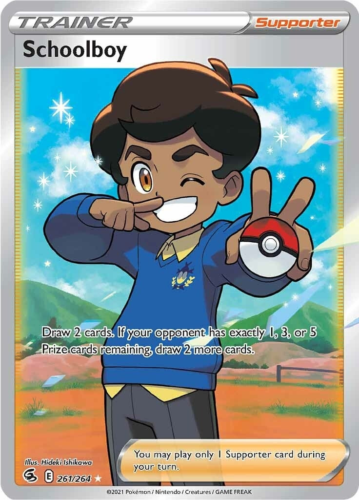 Image for Schoolboy (Full Art) (261/264) (SWSH08) - Pokemon