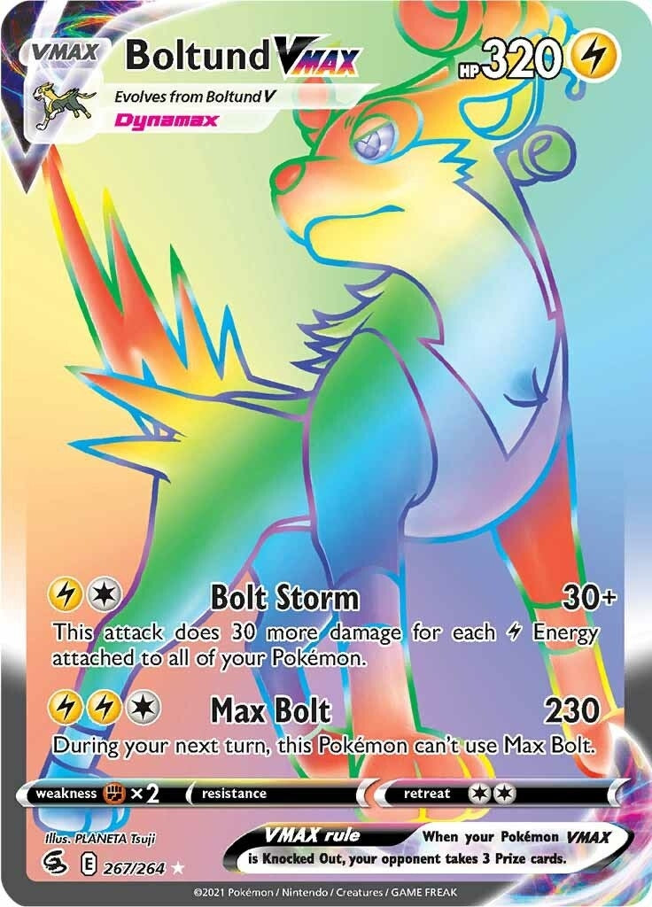 Image for Boltund VMAX (Secret) (267/264) (SWSH08) - Pokemon