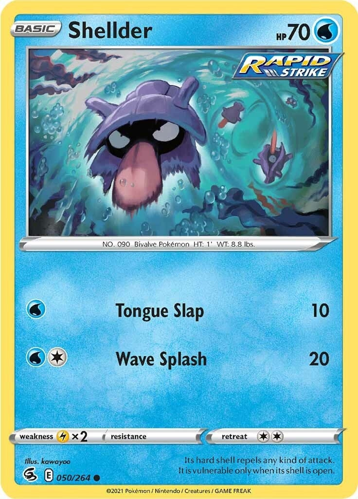 Image for Shellder (050/264) (SWSH08) - Pokemon