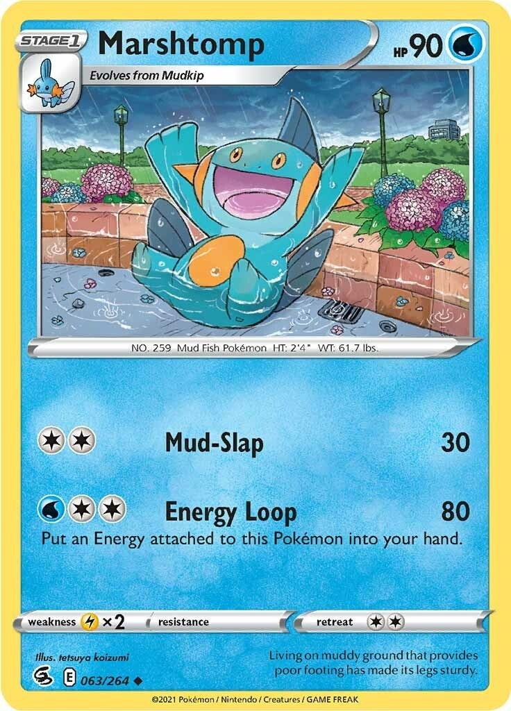 Image for Marshtomp (063/264) (SWSH08) - Pokemon