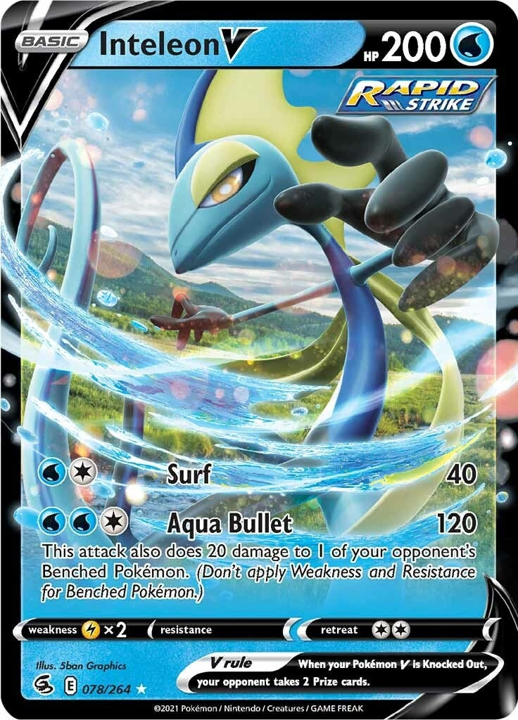 Image for Inteleon V (078/264) (SWSH08) - Pokemon