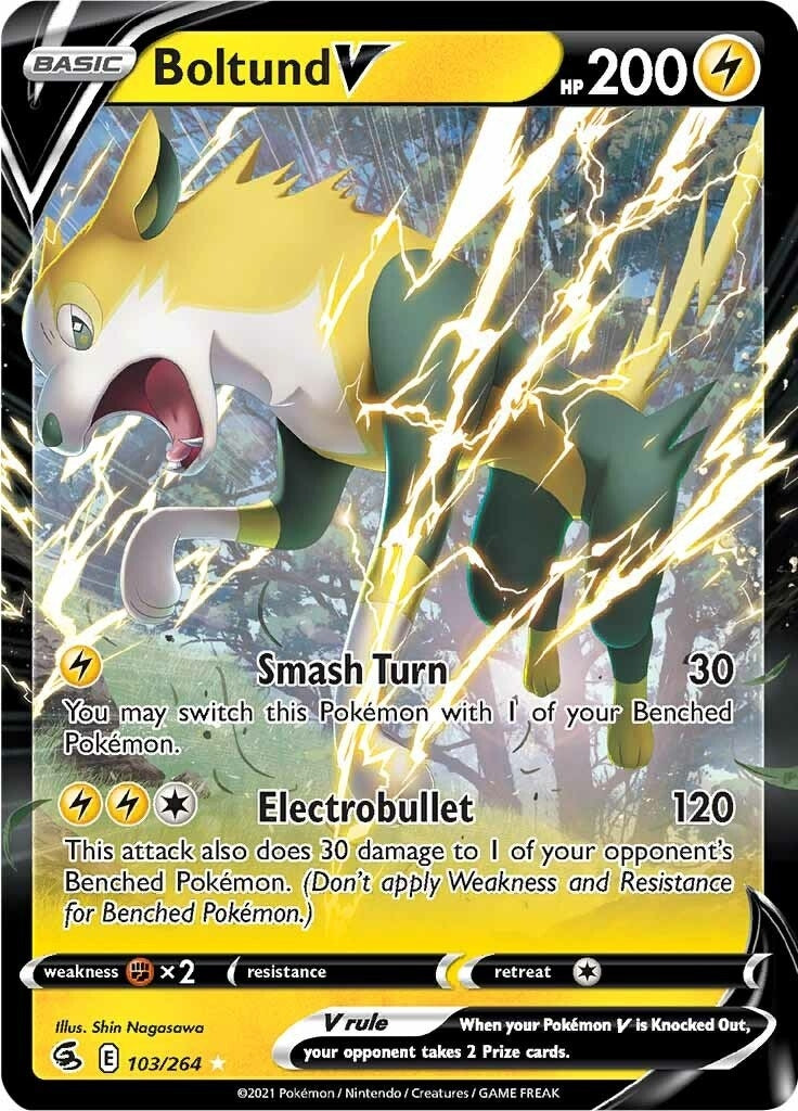 Image for Boltund V (103/264) (SWSH08) - Pokemon