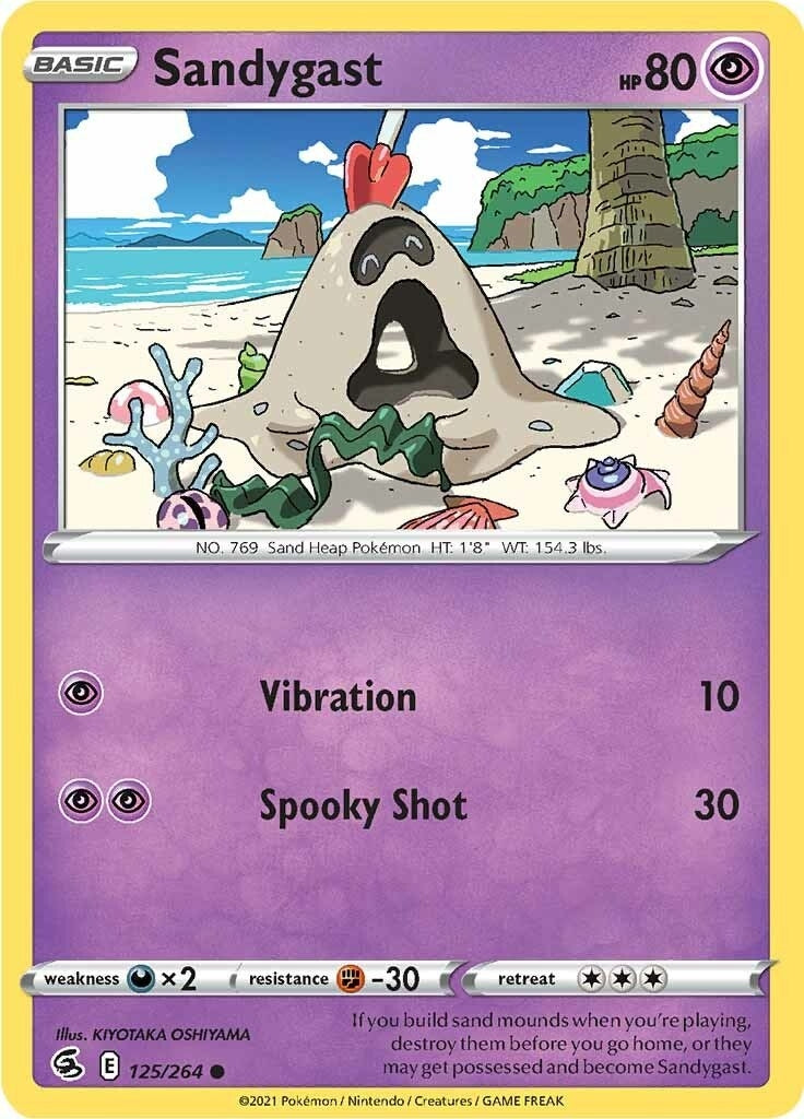 Image for Sandygast (125/264) (SWSH08) - Pokemon