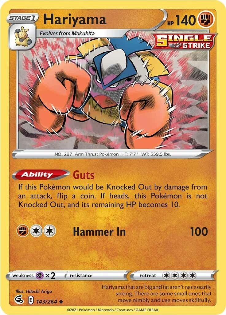 Image for Hariyama (143/264) (SWSH08) - Pokemon
