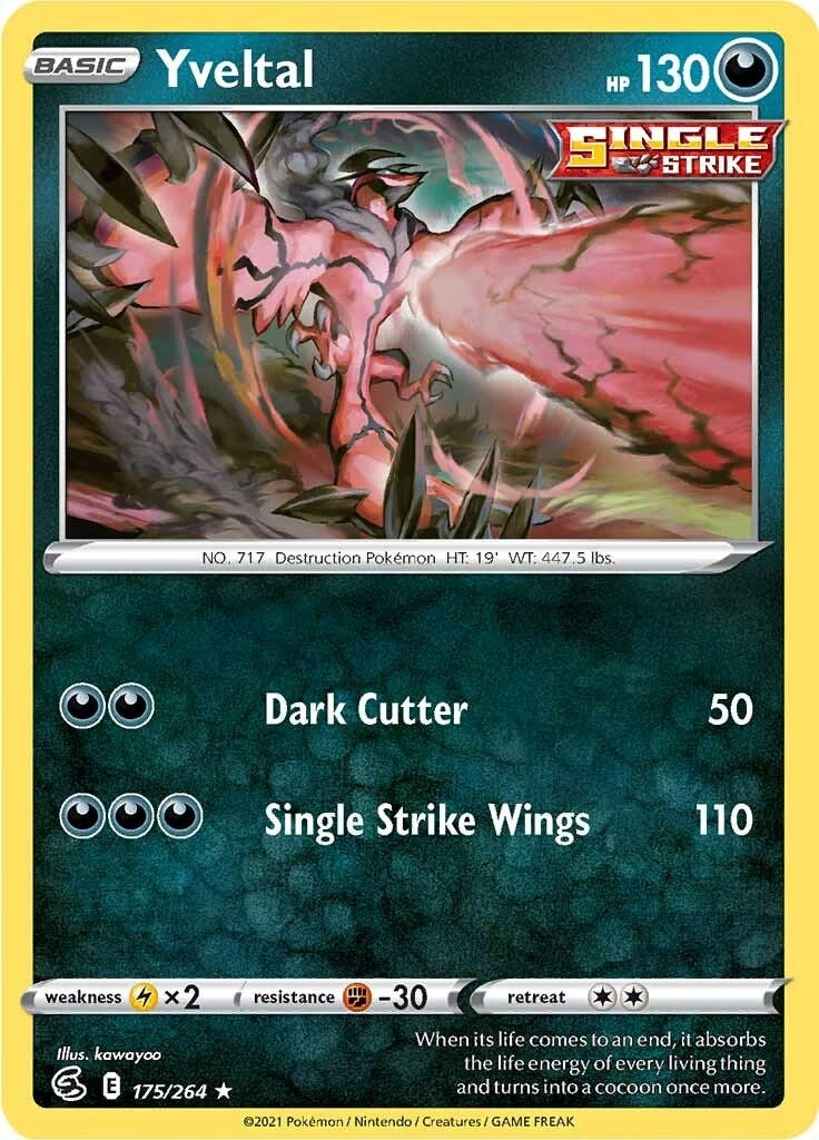 Image for Yveltal (175/264) (SWSH08) - Pokemon