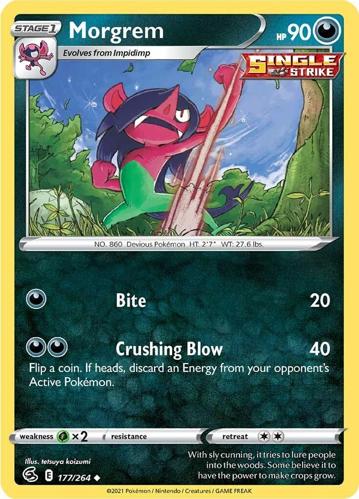 Image for Morgrem (177/264) (SWSH08) - Pokemon