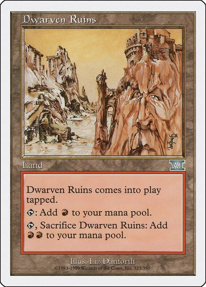 Image for Dwarven Ruins (323) (Classic Sixth Edition) - Magic: The Gathering