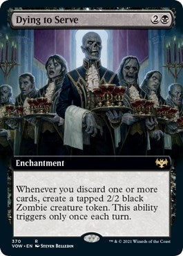 Image for Dying to Serve (Extended Art) (370) (Innistrad: Crimson Vow) - Magic: The Gathering