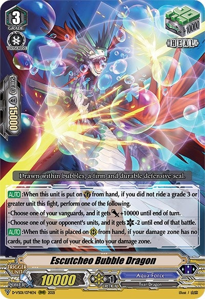 Image for Escutcheo Bubble Dragon (D-VS01/074EN) (D-VS01: V Clan Collection Vol.1) - Cardfight Vanguard