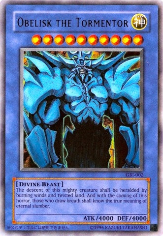Image for Obelisk the Tormentor (Ultra Rare) (GBI-002) (GBI) - YuGiOh
