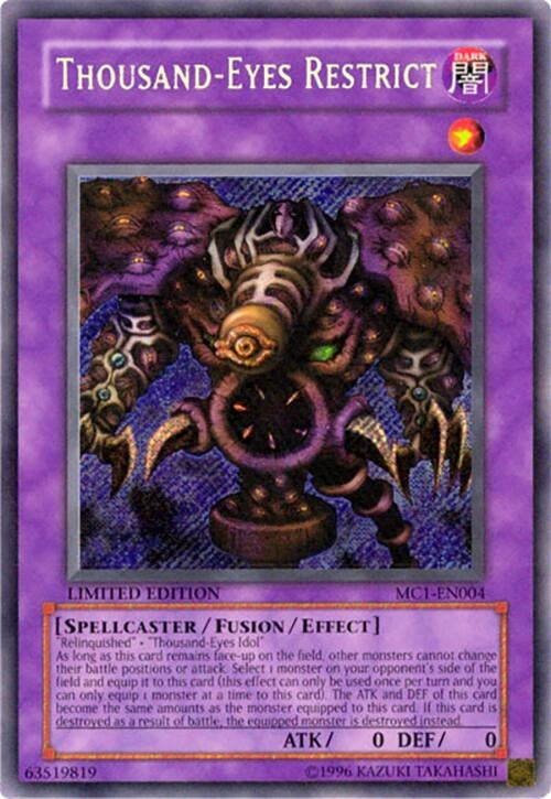 Image for Thousand-Eyes Restrict (MC1-EN004) (MC1) - YuGiOh