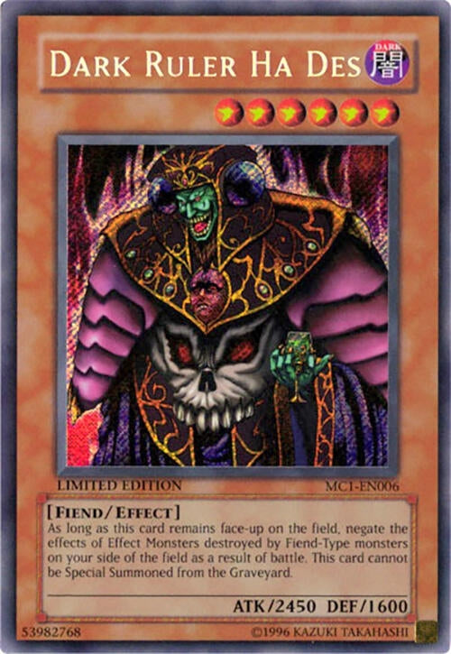 Image for Dark Ruler Ha Des (MC1-EN006) (MC1) - YuGiOh