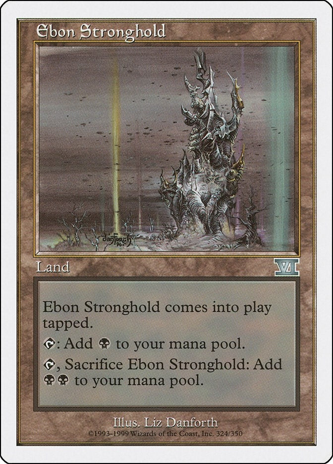 Image for Ebon Stronghold (324) (Classic Sixth Edition) - Magic: The Gathering