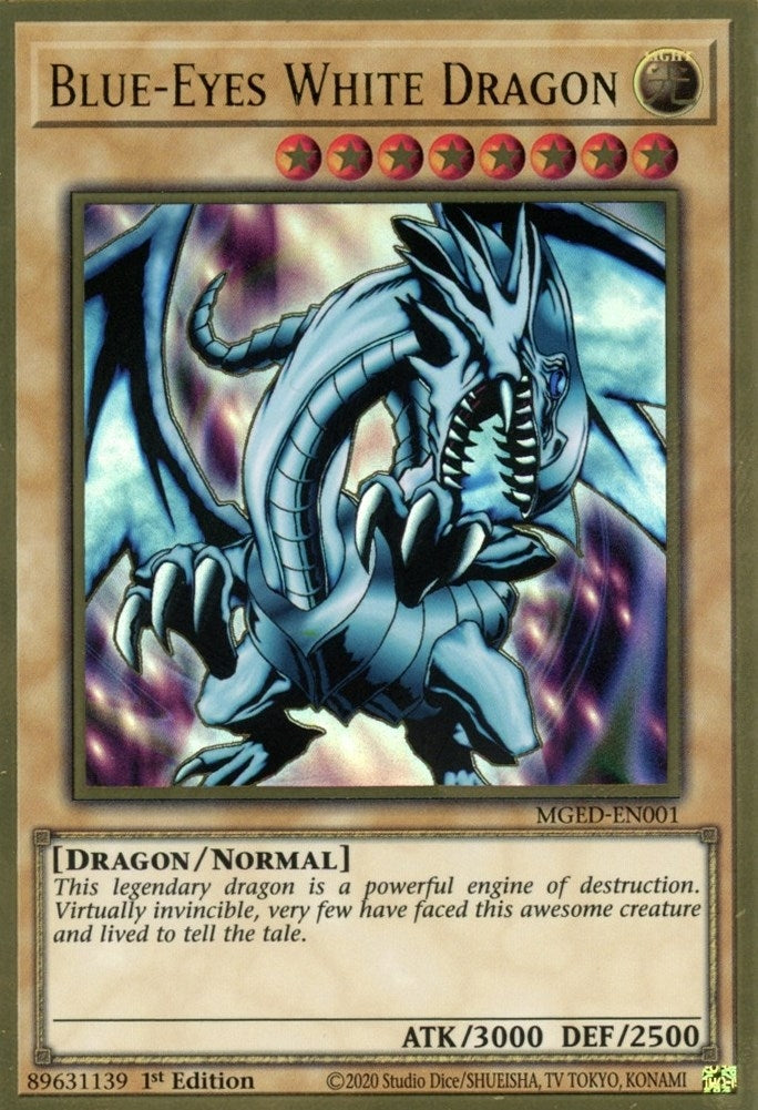 Blue-Eyes White Dragon (MGED-EN001) (MGED)