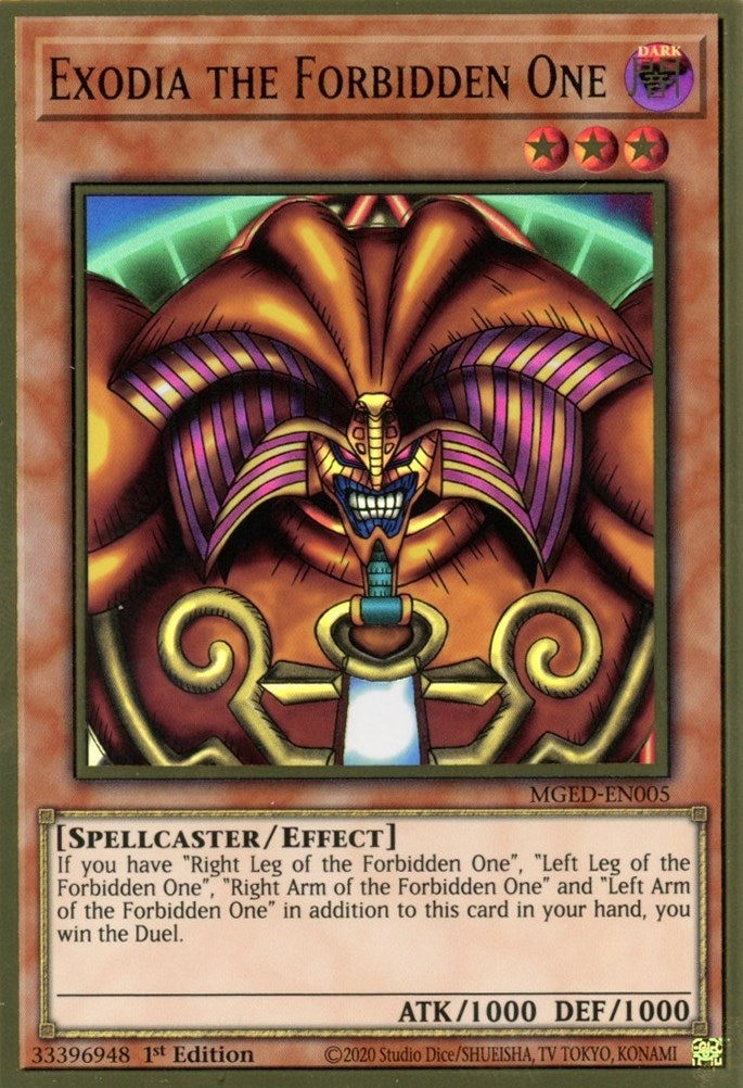Exodia the Forbidden One (MGED-EN005) (MGED)