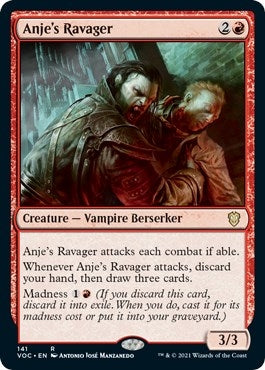 Image for Anje's Ravager (141) (Innistrad: Crimson Vow) - Magic: The Gathering