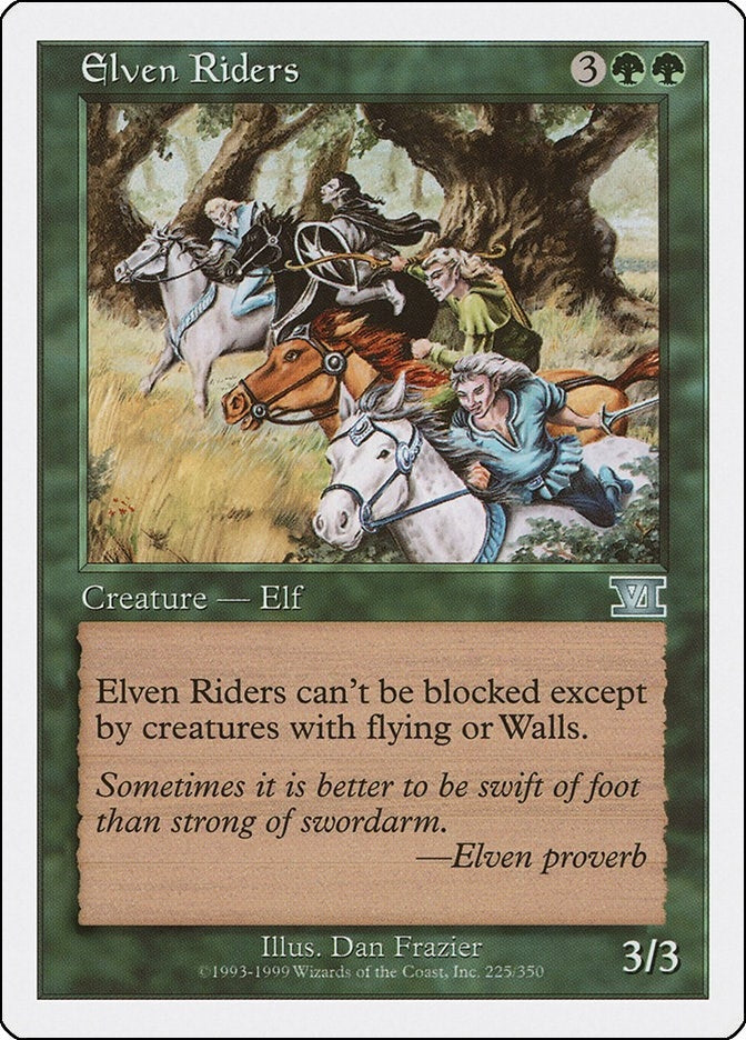 Image for Elven Riders (225) (Classic Sixth Edition) - Magic: The Gathering