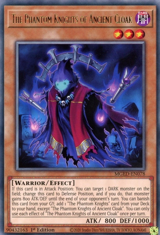 Image for The Phantom Knights of Ancient Cloak (MGED-EN078) (MGED) - YuGiOh