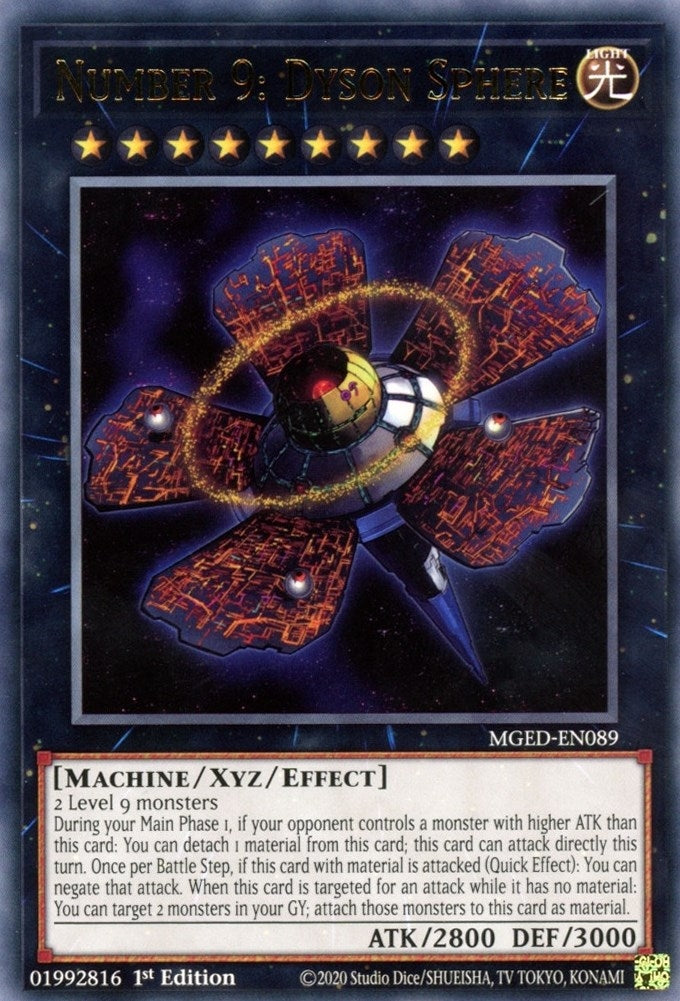 Image for Number 9: Dyson Sphere (MGED-EN089) (MGED) - YuGiOh