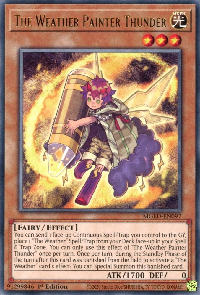 Image for The Weather Painter Thunder (MGED-EN097) (MGED) - YuGiOh