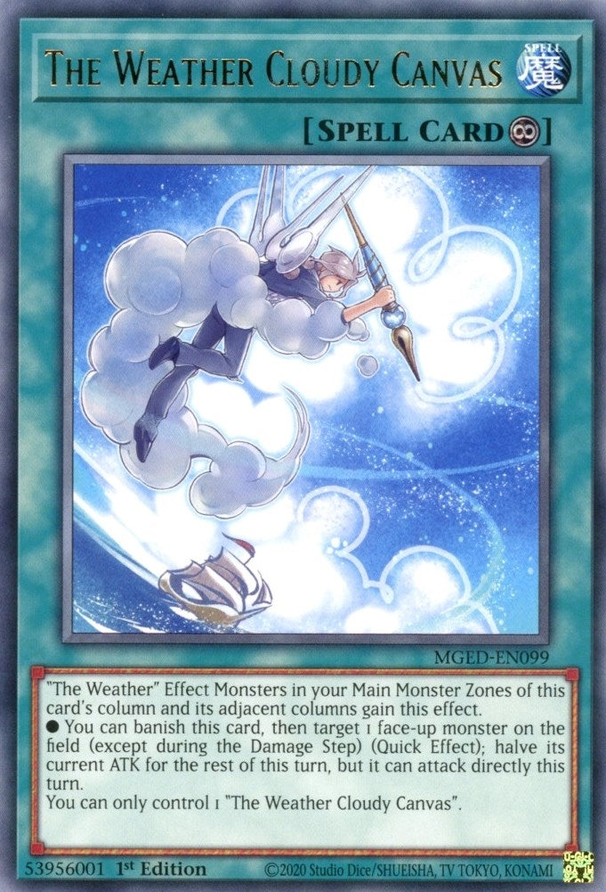 Image for The Weather Cloudy Canvas (MGED-EN099) (MGED) - YuGiOh