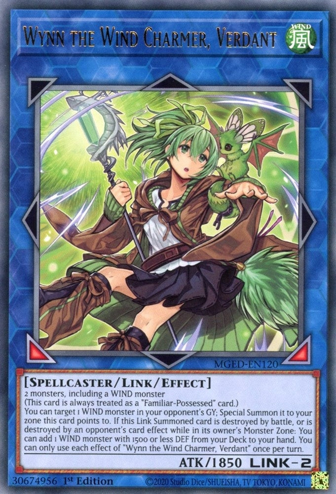 Image for Wynn the Wind Charmer, Verdant (MGED-EN120) (MGED) - YuGiOh