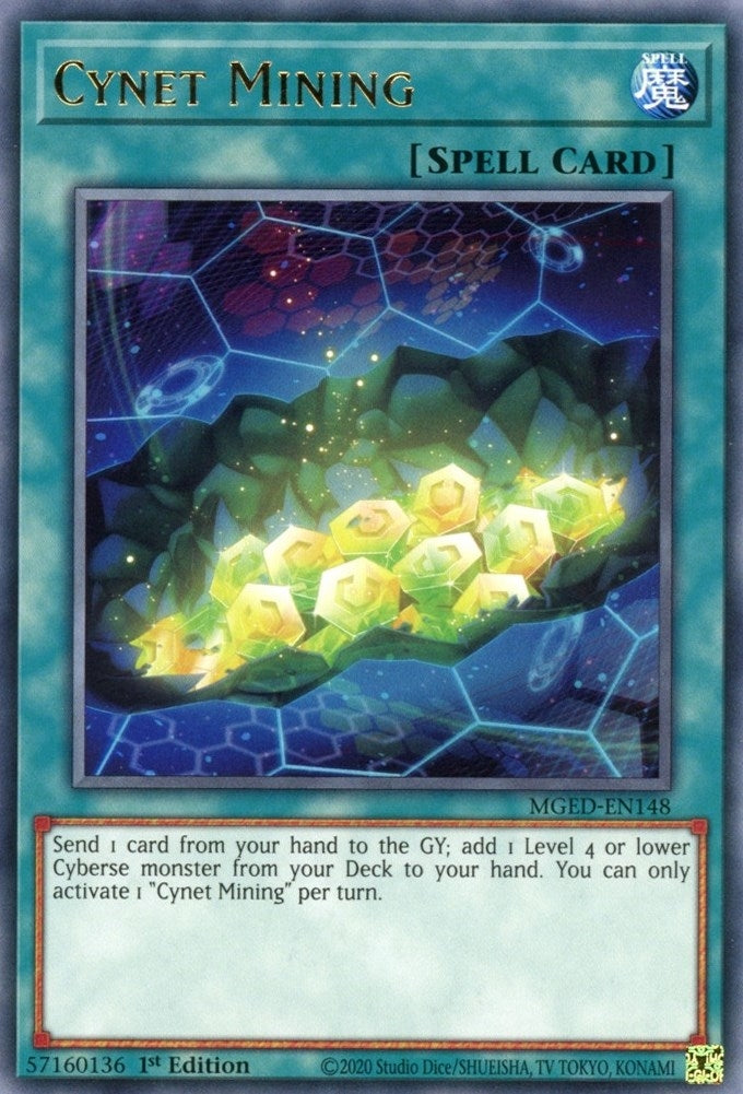Image for Cynet Mining (MGED-EN148) (MGED) - YuGiOh