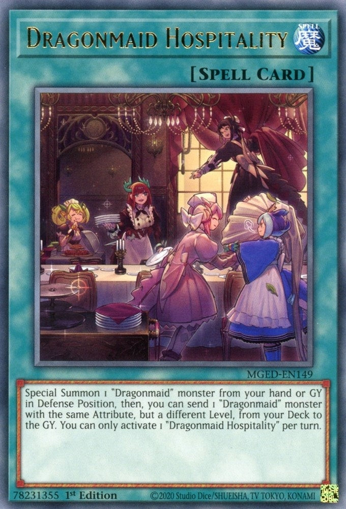 Image for Dragonmaid Hospitality (MGED-EN149) (MGED) - YuGiOh