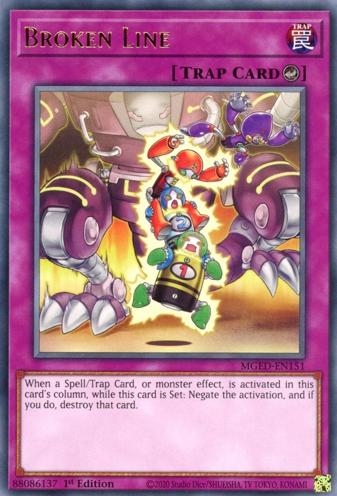 Image for Broken Line (MGED-EN151) (MGED) - YuGiOh
