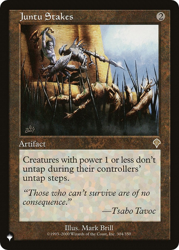 Image for Juntu Stakes (304/350) (The List Reprints) - Magic: The Gathering