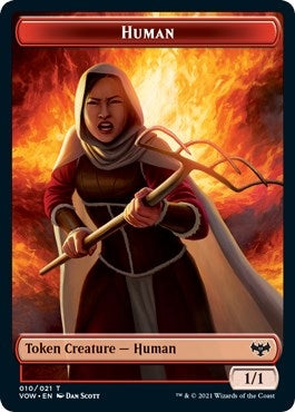 Image for Human Token (010) (10) (Innistrad: Crimson Vow) - Magic: The Gathering