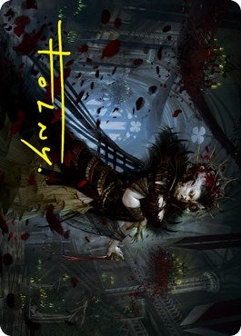 Image for Falkenrath Forebear Art Card (Gold-Stamped Signature) (33) (Innistrad: Crimson Vow) - Magic: The Gathering