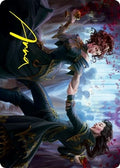Image for Falkenrath Celebrants (43/81) Art Card (Gold-Stamped Signature) (43) (Innistrad: Crimson Vow) - Magic: The Gathering